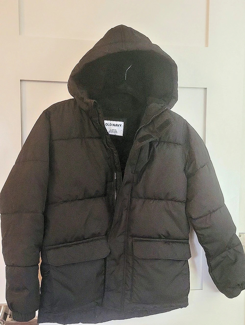 Old Navy Go-Recycled Puffer Jacket Boys Large Black Size L 10-12